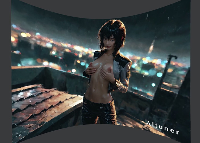 AItuner VR: Gli inchioda nella sua stretta bagnata, cablata, e persa nel...