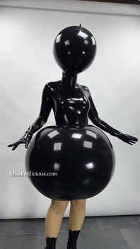 ¿Qué te parece mi vestido hinchable?