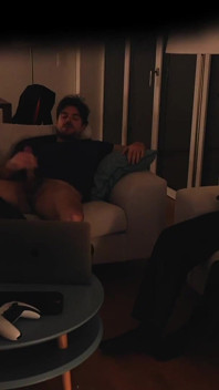 Straight Friend Jerks off with Gay Couple - Real Amateur