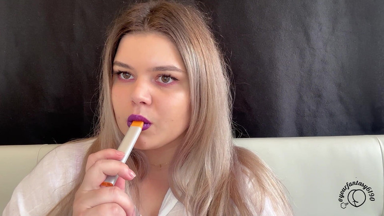 Your fantasy studio: Blonde lekker rookshow