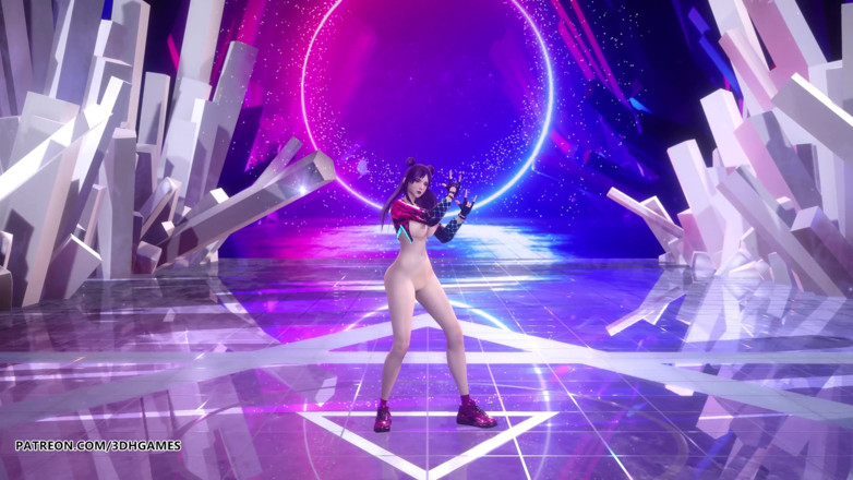 3D-Hentai Games: [MMD] (G) I-DLE - Tomboy hete naaktdans Ahri Akali Evelynn Kaisa League...