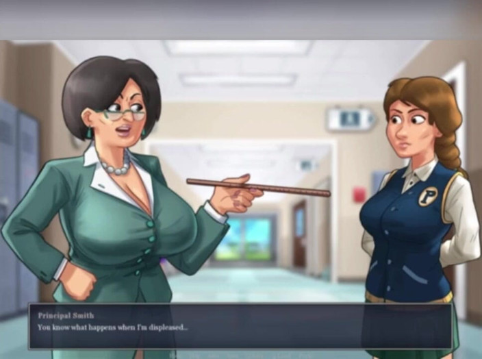 3DXXXTEEN2 Cartoon: Miss Dewitt's juicy booty. 3D porn cartoon sex