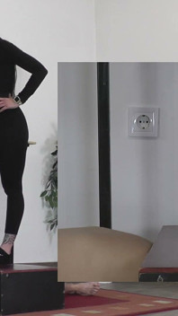 Dominatrix Cleo En Calcetines Puma Pisotea a Su Esclavo Hasta El Orgasmo - Pp