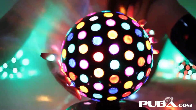 PUBA Solo: Sexy big boobed disco ball babe Alison Tyler