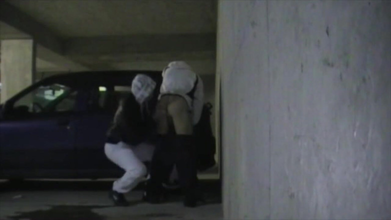 Gaybareback: Two scally boys fuck in the parking