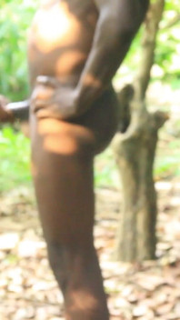 Very Black Man From Uganda Fuck Teen Big Boobs Girl Friend in Their Farmland