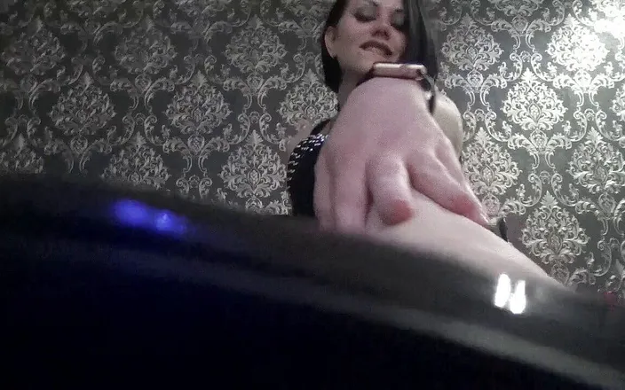 Goddess Misha Goldy: Worship my shoes little loser!!