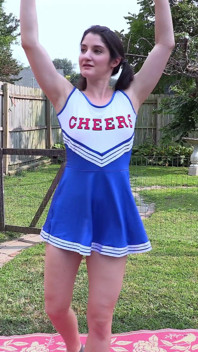 Arielle Lane - Cheerleader Cosplay Pt I 4K