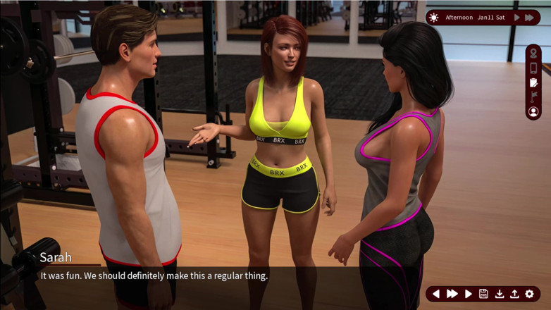 Johannes Gaming: Whispers of Desire 7 Sarah and Alex Went to the Gym...