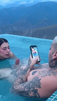 Свидание в Tinder заканчивается сексом на свежем воздухе с каньоном Чикамоча на заднем плане