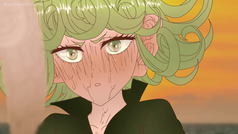 DsAnimation: Tatsumaki s obrovskými ušími uvíznutými v otevřeném oceánu na raftu!...