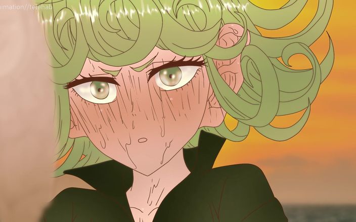 DsAnimation: Tatsumaki s obrovskými ušími uvíznutými v otevřeném oceánu na raftu!...