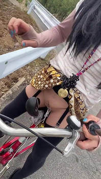 No217 電動マッサージ自転車サイクリング