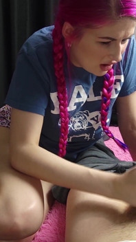 Liddy Tyler helps stepbrother study for his sex ed exam