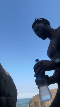 Exhibitionism on the Beach 10 Inches Dick BBC