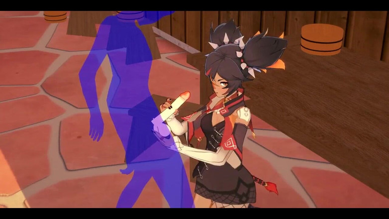 HentaiTubes: Genshin Impact Hentai - Xinyan Ręczna robota i obciąganie - Japońska Azjatycka...