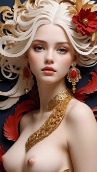 3Dスタイルのヌードの女の子の写真パート2