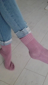 Foot play of a young girl
