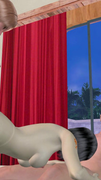 Animated Shemale Porn - Beautiful Shemale Fucking Girl Ass While Blowjob to Man