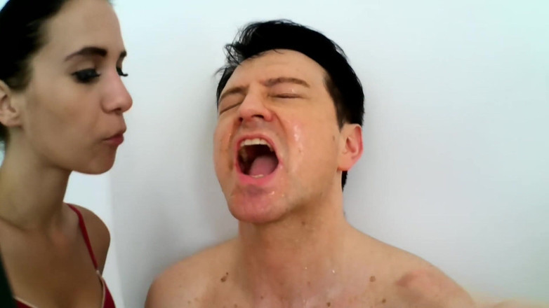 Femdom Austria: Shrink Spitting!