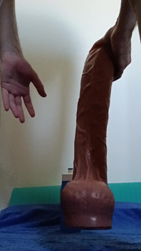 New Training Session with Three Huge Anal Toys