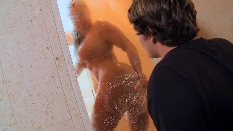 CBD Media: Busty latina teen with big ass takes a shower before...