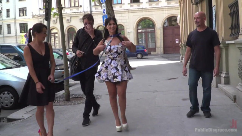 Public Disgrace by Kink: Nervous Newbie Naomi Gets Fucked in Her Neighborhood