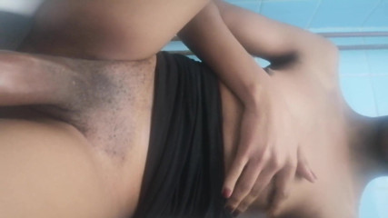 DIAMOND BLACK: Ebony shemale BBC