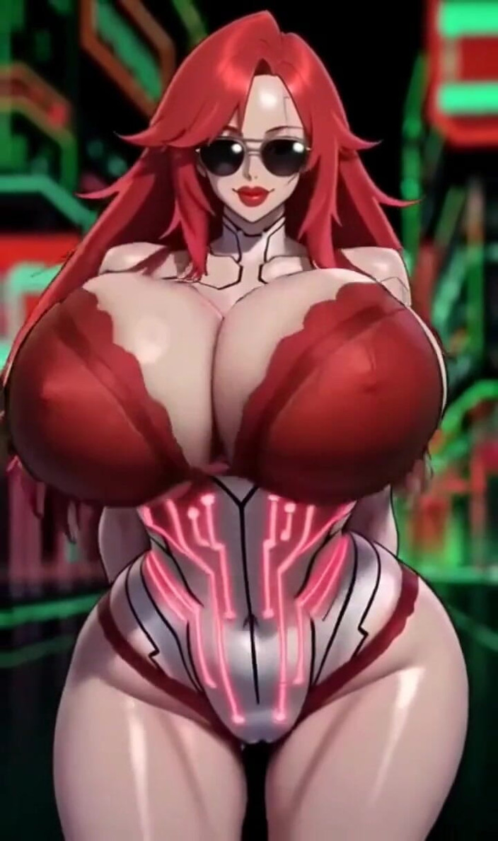 Hot girl dancing: 그냥 가슴과 음악, Ai 애니메이션