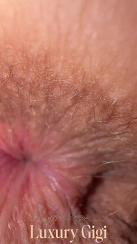 Extreme Close up of Natural Teen 18 Girl Butthole