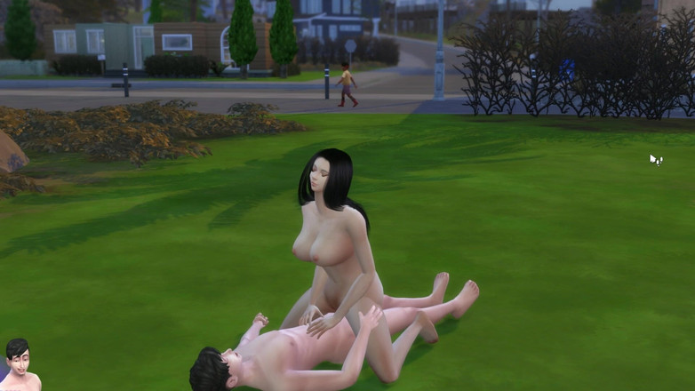 Nyibukai: Seks Sims dengan teman wanita bertetek besar