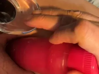 Tight Playing with Her Toys