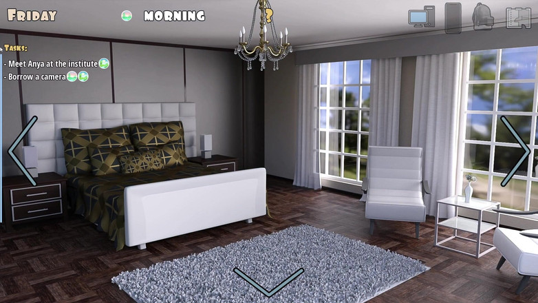 Gaming vision: 我可爱的室友 2 游戏与性爱场景 第4部分