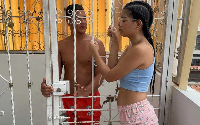 Saraymike: I Give My Shy Stepsister A Nice Fuck Behind Bars...