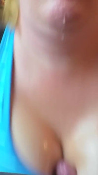 Hot as Fuck Sports Bra Titjob & Cumshot