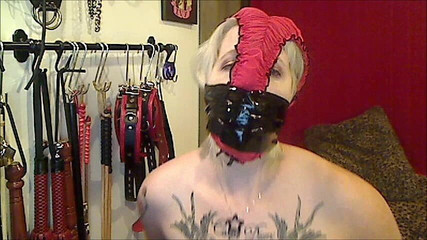 Selfgags classic: The panty gagged dominatrix! (Episode 1 of 2)