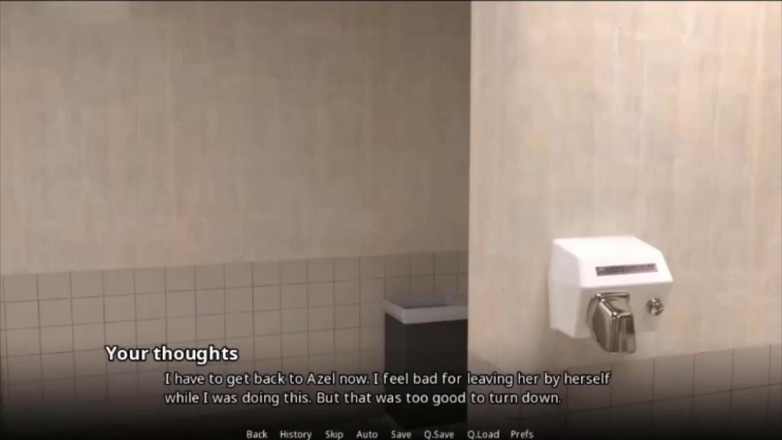 Visual Novels: Wvm stars university bagian 15 - ngentot pelayan di mulut di toilet