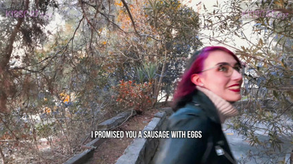 KissCat: KissCat love breakfast with sausage - he pickup Russian student for...