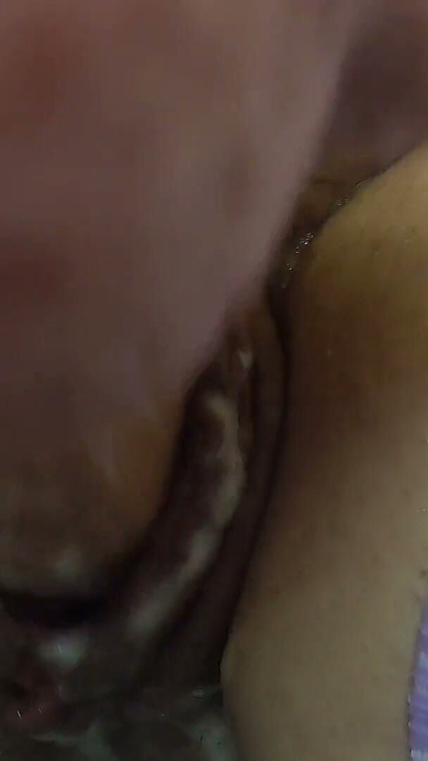 Creamy Fat Pussy Big Labia MILF Masturbates with Dildo & Pees on You