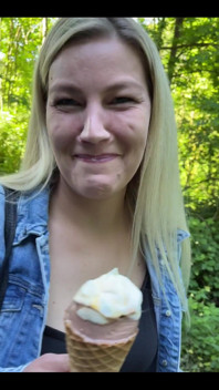 How Most Ladies Eat Ice Cream in Front of the Camera Vs. How I Do It in Front of the Camera