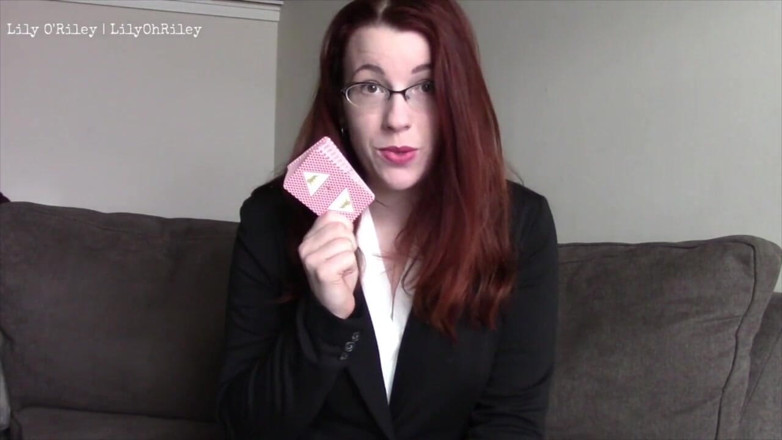 Lily O'Riley: Lady luck 10 card masturbation game