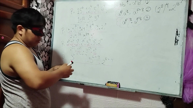 Rosaroja: 21 cebir: Üs yasaları - güçlü - basitleştirme - yayma