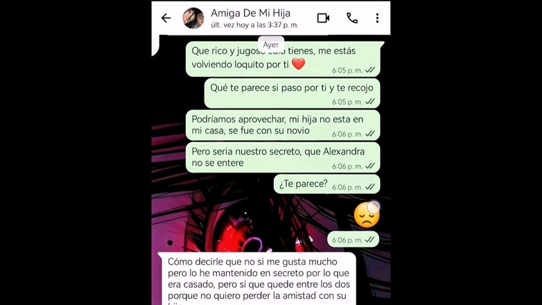 Armando Vicente: 我和我好朋友的继女聊天，最后我们做爱了