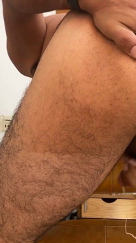 Straight guy cums while fantasizing being fucked