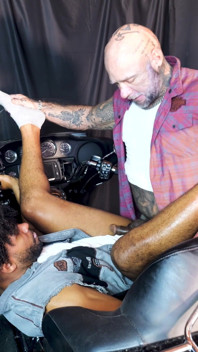 Fucking Tony Genius on My Harley While Smoking a Cigar