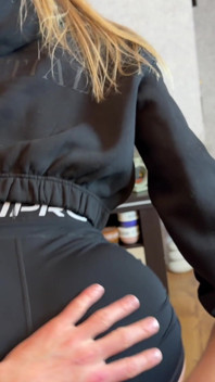 Dry Humping in Nike Pro Shorts Before Deep Pussy Fuck