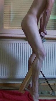 Blue Fleshlight Stand Fuck Masturbation