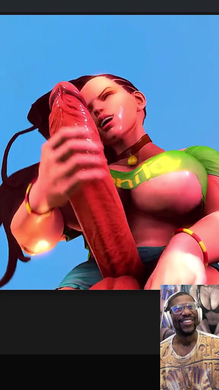 L6RD7BLU3 FUTA: Transgender Laura Jerks off Her Hard Ass Cock &amp; Sprays Cums...