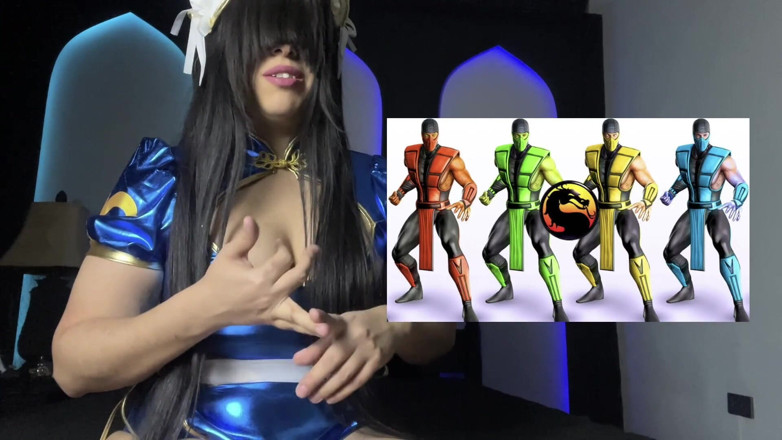 Astarioth: Imitando pose hentai | Version Chun-li | Astarioth