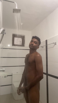 Sri Lankan Teen Boy Showered